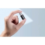 Адаптер Baseus Ingenuity USB-A мъжко към USB-C женско adapter OTG (USB 3.1) за мобилни устройства с USB-C порт ZJJQ000101 - черен