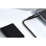 Адаптер Baseus Ingenuity USB-A мъжко към USB-C женско adapter OTG (USB 3.1) за мобилни устройства с USB-C порт ZJJQ000101 - черен