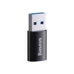 Адаптер Baseus Ingenuity USB-A мъжко към USB-C женско adapter OTG (USB 3.1) за мобилни устройства с USB-C порт ZJJQ000101 - черен