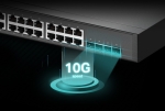 24-портов комутатор TP-Link TL-SG3428X-M2 JetStream 2.5GBASE-T L2+ управляван с 4 10GE SFP+ слота