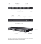 52-портов гигабитен управляем комутатор TP-Link Omada SG2452LP с 32-портов PoE+
