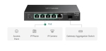 6-портов гигабитов комутатор за достъп с 4 PoE+ порта TP-Link Omada SG2206MP
