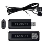 Вентилатори 3бр Lian Li UNI FAN SL-INF Wireless ARGB PWM Reverse - 120 mm Черни + Контролер