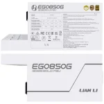 Захранващ блок Lian Li EDGE EGO850 White 850W 80+ Gold PCIe 5.1, ATX 3.1