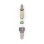 HAMA Комплект мрежови конектори, CAT 6a, 10 Gbit/s, екраниран, инсталиране без инструменти, 5 бр