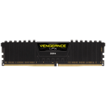 CORSAIR DDR4, 3200MHz 16GB 1x16GB Dimm, Unbuffered, Dual Rank, 16-20-20-38, XMP 2.0, Vengeance LPX black Heatspreader, Black PCB, 1.35V