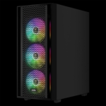 Gamdias кутия Case ATX - AURA GC2 Elite - Mesh, RGB, Tempered Glass