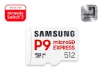 Памет Samsung 512GB micro SD Card P9 Express UHS-I Read 65K IOPS, UHS-I 2K IOPS - Write 52K IOPS, UHS-I 2K IOPS Class 10 U3 V30 A1