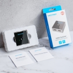 Vention Разклонител превключвател HDMI 2.0 Switcher/Splitter 2-Port Bi-Direction - Grey Aluminium - AFLH0