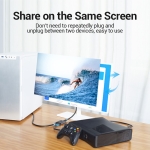Vention Разклонител превключвател HDMI 2.0 Switcher/Splitter 2-Port Bi-Direction - Silver Aluminium - AFUH0
