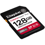 Kingston 128GB SDXC Canvas React Plus SDXC UHS-II 280R/100W U3 V60