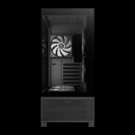 Gamdias кутия Case mATX - AURA GC12 ARGB BK - 6 x 120 mm A-RGB, USB-C, Tempered Glass