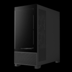 Gamdias кутия Case mATX - AURA GC12 ARGB BK - 6 x 120 mm A-RGB, USB-C, Tempered Glass