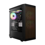 Gamdias кутия Case ATX - AURA GC4 ELITE - Addressable RGB, Wood