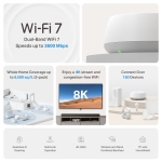 Безжична Wi-fi 7 Mesh система TP-Link Deco BE22(1-pack) BE3600
