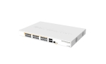 24 портов гигабит Ethernet комутатор MikroTik CRS328-24P-4S+RM