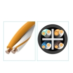 Мрежов кабел Ugreen Ethernet RJ45 Cat 6 FTP 1000Mbps 2м (NW112 11281) - черен