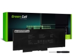 Батерия за лаптоп DELL Latitude 5280 5290 5480 5490 5491 5495 5580 5590 5591 Precision 3520 3530 93FTF GJKNX 7,6V 6200mAh GREEN CELL