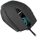 CORSAIR M65 RGB ULTRA Gaming Mouse, Backlit RGB LED, Optical, Silver ALU, Black