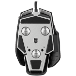 CORSAIR M65 RGB ULTRA Gaming Mouse, Backlit RGB LED, Optical, Silver ALU, Black