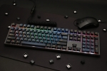 Ducky професионална геймърска механична клавиатура Professional Gaming Mechanical Keyboard One 3 Pro Nazca Line - 8K, Cherry MX2A RGB Silent Red [Linear]