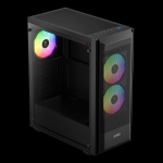 Gamdias кутия Case ATX - AURA GC6 ELITE ARGB BK - Addressable RGB, Mesh