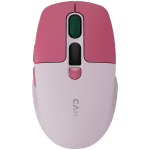 CANYON mouse MW-26 LCD Silent Dual Mode Wireless Pink