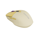 CANYON mouse MW-26 LCD Silent Dual Mode Wireless Yellow