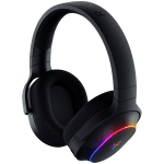 Razer Barracuda X Chroma, Gaming Headset, Black, Oval Ear Cushions, 2.4 GHz Wireless / Bluetooth, Breathable Fabric with Memory Foam Cushions, Detachable Razer™ HyperClear Cardioid Mic, 7.1 Surround sound: Only available on Windows 10 64-bit (or higher)