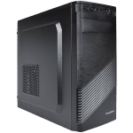 Chassis FC-F61A, ATX, 7 slots, 1 X 5.25", 2 X 3.5" H.D., 2 X 2.5", 2 x USB 3.0, 1 X Type C / 1 x AUDIO /, PSU 550W 12 sm, 20+4pin, Black