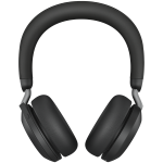 JABRA EVOLVE2 75, Link380c UC Stereo Black, EVOLVE2 75 headset Black UC, Link 380 BT adapter USB-C UC,1.2m USB-C to USB-C cable, carry pouch, warranty and warning (safety leaflets)