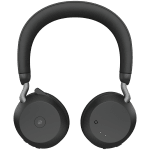 JABRA EVOLVE2 75, Link380c UC Stereo Black, EVOLVE2 75 headset Black UC, Link 380 BT adapter USB-C UC,1.2m USB-C to USB-C cable, carry pouch, warranty and warning (safety leaflets)