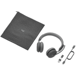 LOGITECH Zone Wireless 2 Headset Teams (native Bluetooth) - GRAPHITE,TEAMS - BT - N/A - EMEA-914 - NATIVE BT