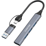 CANYON hub DS-02 4in1 USB-A/C Grey