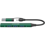 CANYON hub DS-02 4in1 USB-A/C Green