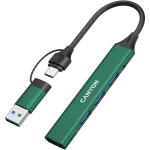 CANYON hub DS-02 4in1 USB-A/C Green
