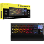 CORSAIR GALLEON 100 SD RGB Mechanical Gaming Keyboard, Backlit RGB LED, CORSAIR MLX Pulse, Black, Black PBT Keycaps