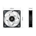 Arctic вентилатор Fan 140mm P14 PWM PST A-RGB 0dB (Black)