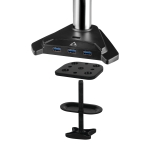 Arctic Стойка за монитори Desk Mount Triple Monitor Stand 4xUSB3.0 - Z3 Pro - Gen 3