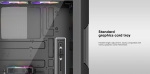 1stPlayer кутия Case ATX - TRILOBITE T7 White - 4 fans included