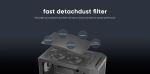 1stPlayer кутия Case ATX - TRILOBITE T7 White - 4 fans included
