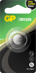 Литиева бутонна батерия GP  CR1225 3V  1 бр. в блистер /цена за 1 бр./