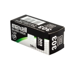 Бутонна батерия сребърна MAXELL SR44 SW/357/   1.55V