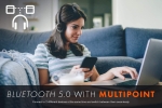 Слушалки CREATIVE Sound Blaster Jam V2, Bluetooth, Черни