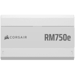 Corsair RMe White Series, RM750e White, 750 Watt, Cybenetics Gold Certified, Fully Modular Power Supply