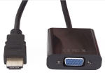 VCom Адаптер Adapter HDMI M to VGA F - CG591-B-0.15m