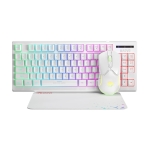 Marvo Геймърски комплект Gaming COMBO CM310 3-in-1 White - Keyboard, Mouse 1000 Hz, Mousepad
