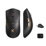 MCHOSE професионална геймърска мишка K7 Ultra Black - Wireless Gaming Mouse - Dual 8K, Omron Mechanical, Magnetic Charging Dock