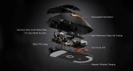 MCHOSE професионална геймърска мишка K7 Ultra Black - Wireless Gaming Mouse - Dual 8K, Omron Mechanical, Magnetic Charging Dock
