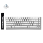 MCHOSE геймърска механична клавиатура Gaming Mechanical Keyboard Ace 68 - 8K, Ice Blue Magnetic Switch [Linear] (English US), White